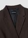 Blazer marron regular en viscose stretch &agrave; micro-carreaux_5
