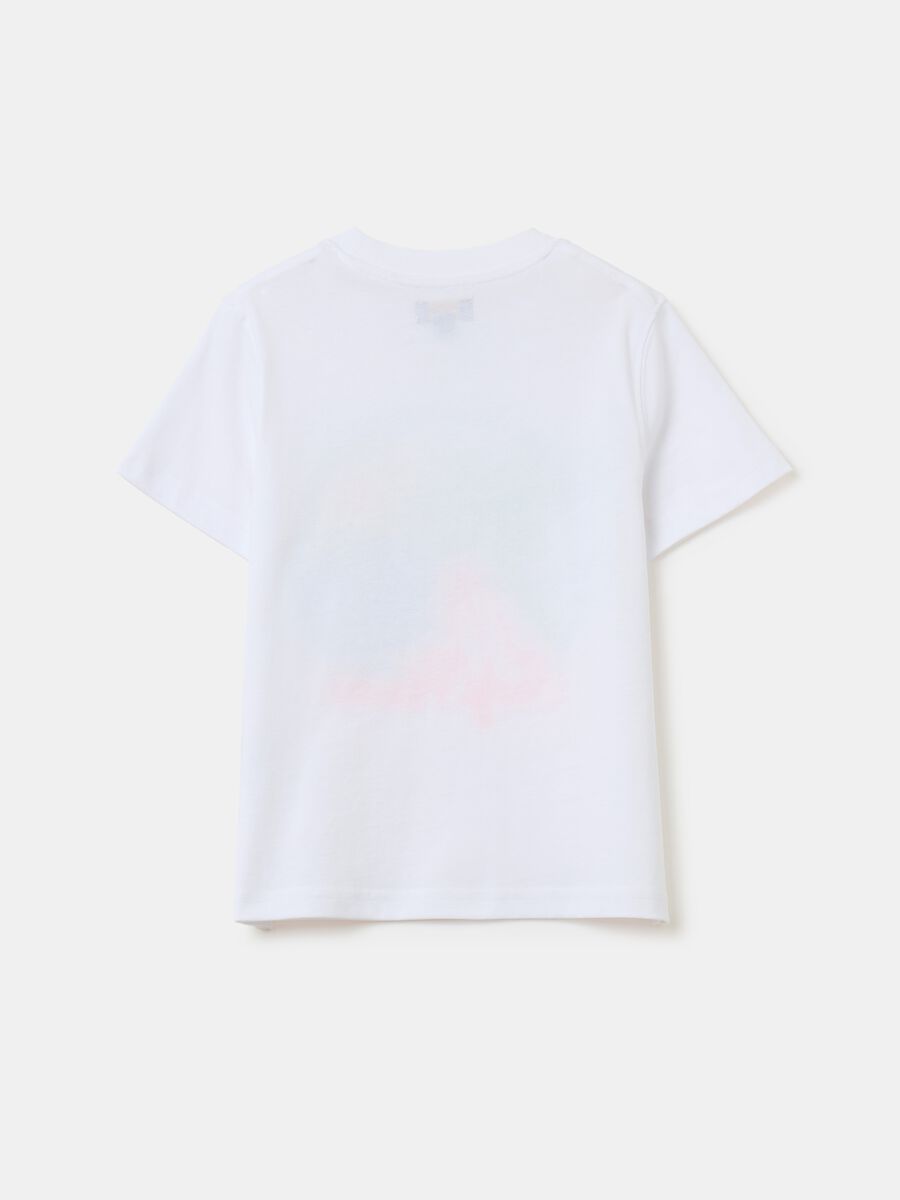 T-shirt in cotone con ricamo motivo surf_1