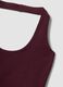 Purple stretch cotton top_1