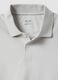 Grey stretchy cotton blend polo regular fit_5