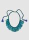 Multicolour beaded necklace with tassels_0