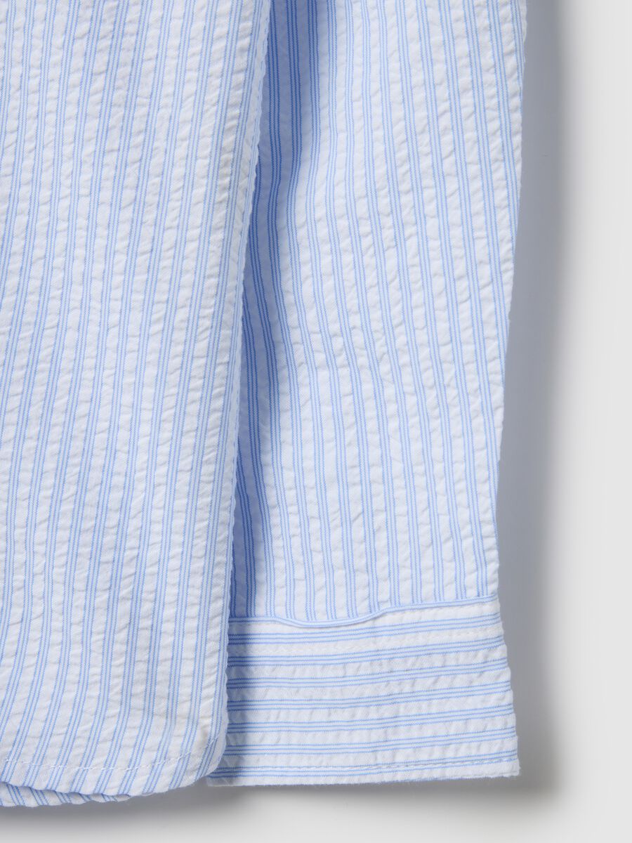 Boys' pure cotton multicolour striped shirt regular fit_3