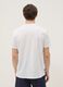 White pure cotton T-shirt with chest print, regular fit_3