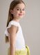 White stretch cotton girls&rsquo; vest top with ruffles_2