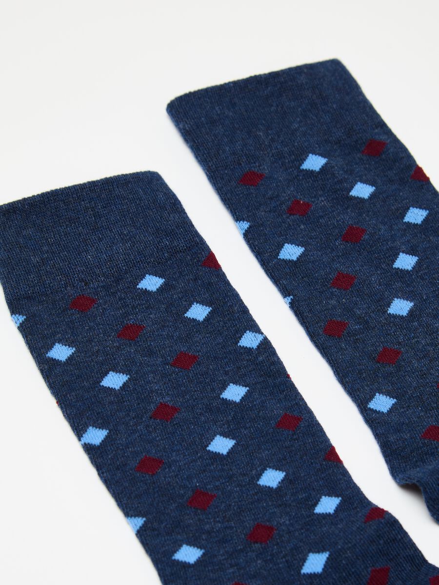 Two-pair pack of mid-length stretch socks_1