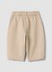Pantaloni beige in puro cotone barrel fit_1