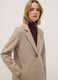 Casaco camel regular fit com lapelas e bot&otilde;es_1