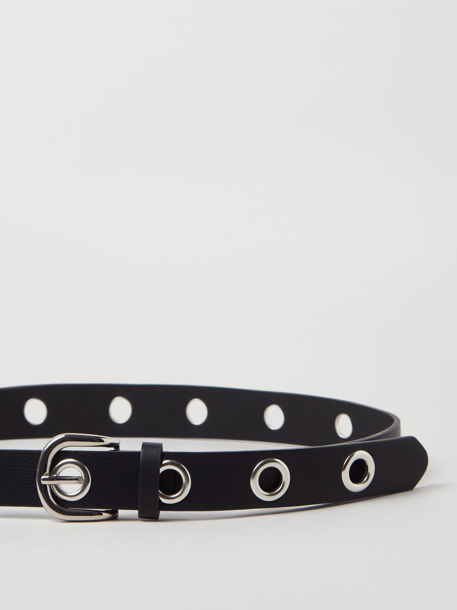 Belt with studs with holes_0