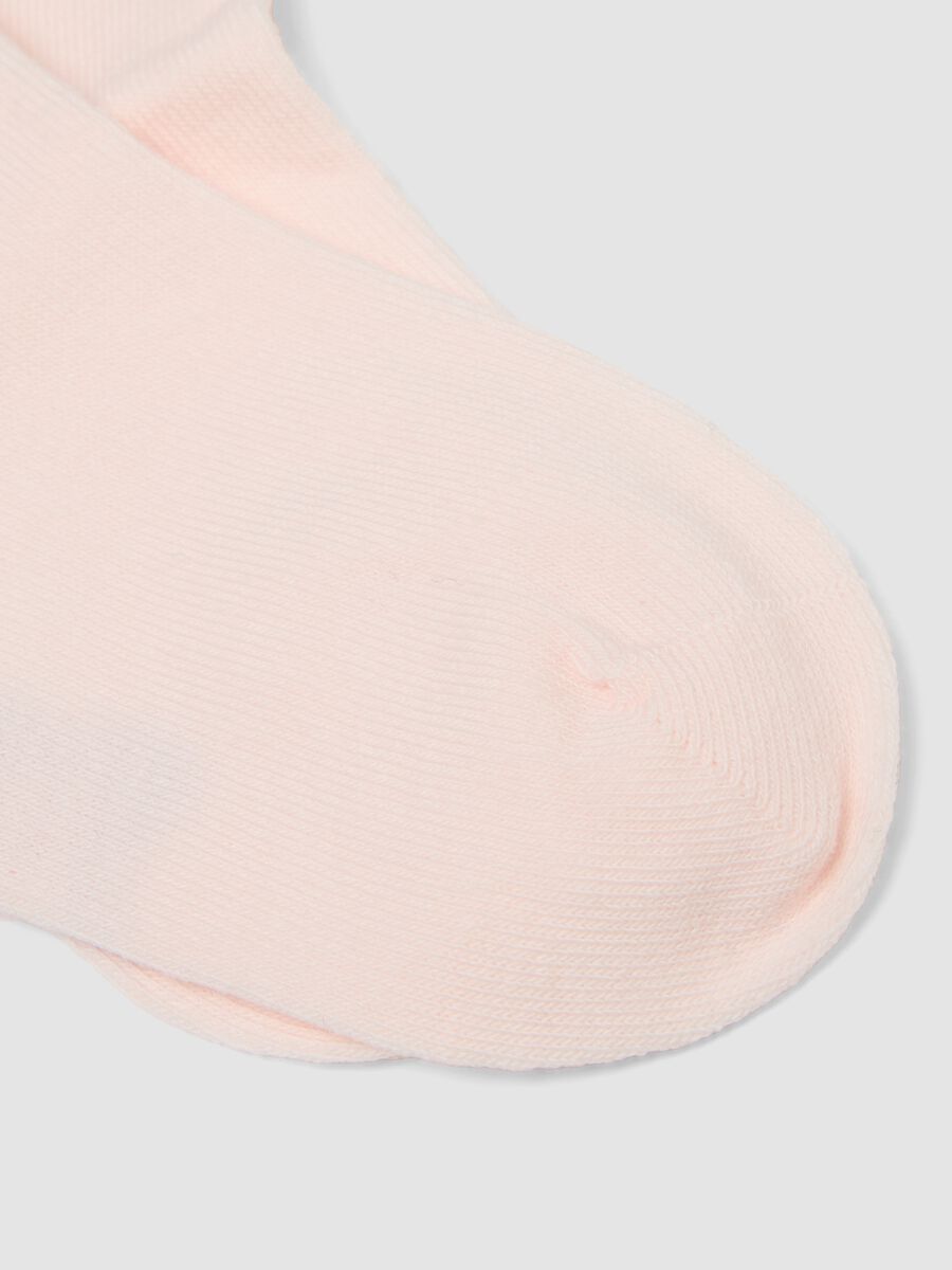 2-pack pink mid-calf socks in stretch organic cotton with Lilo & Stitch print_2