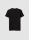 Boys&rsquo; black pure cotton regular fit T-shirt_1