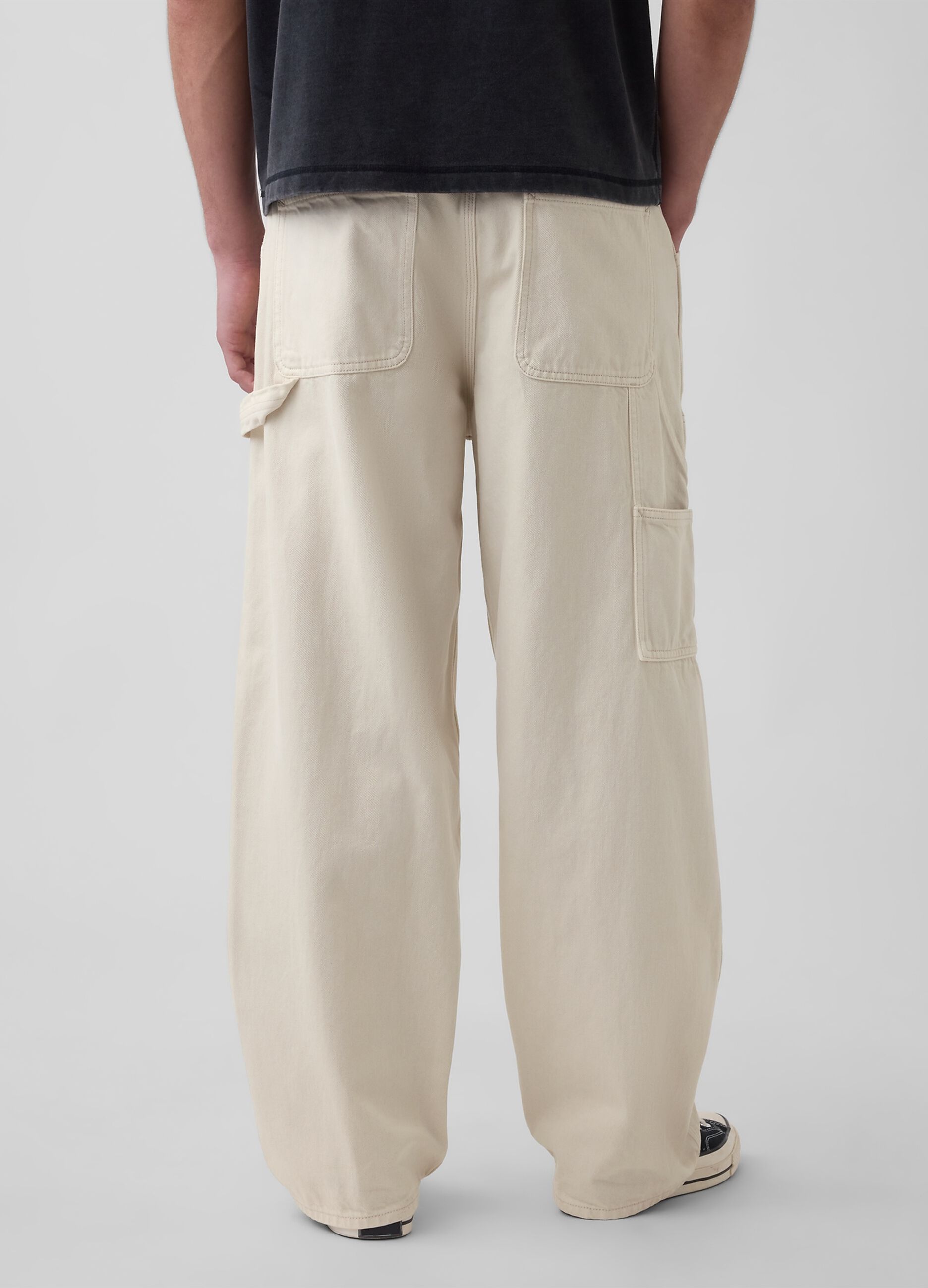 Pure cotton cargo trousers