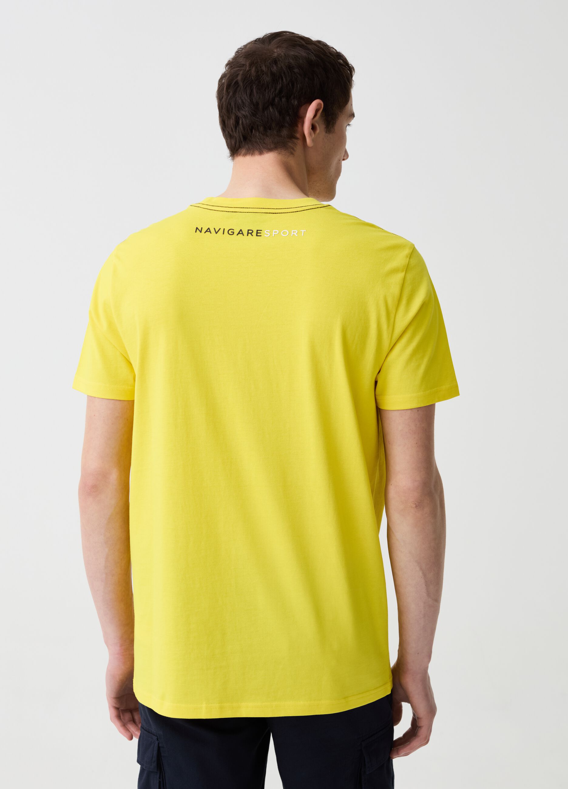 T-shirt con stampa logo Navigare Sport