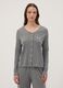 Grey cotton-viscose blend pyjama T-shirt_2