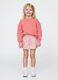Pink children's shorts with drawstring_0