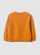 Orangefarbenes Oversize-Sweatshirt aus reiner Bio-Baumwolle f&uuml;r Jungen_1