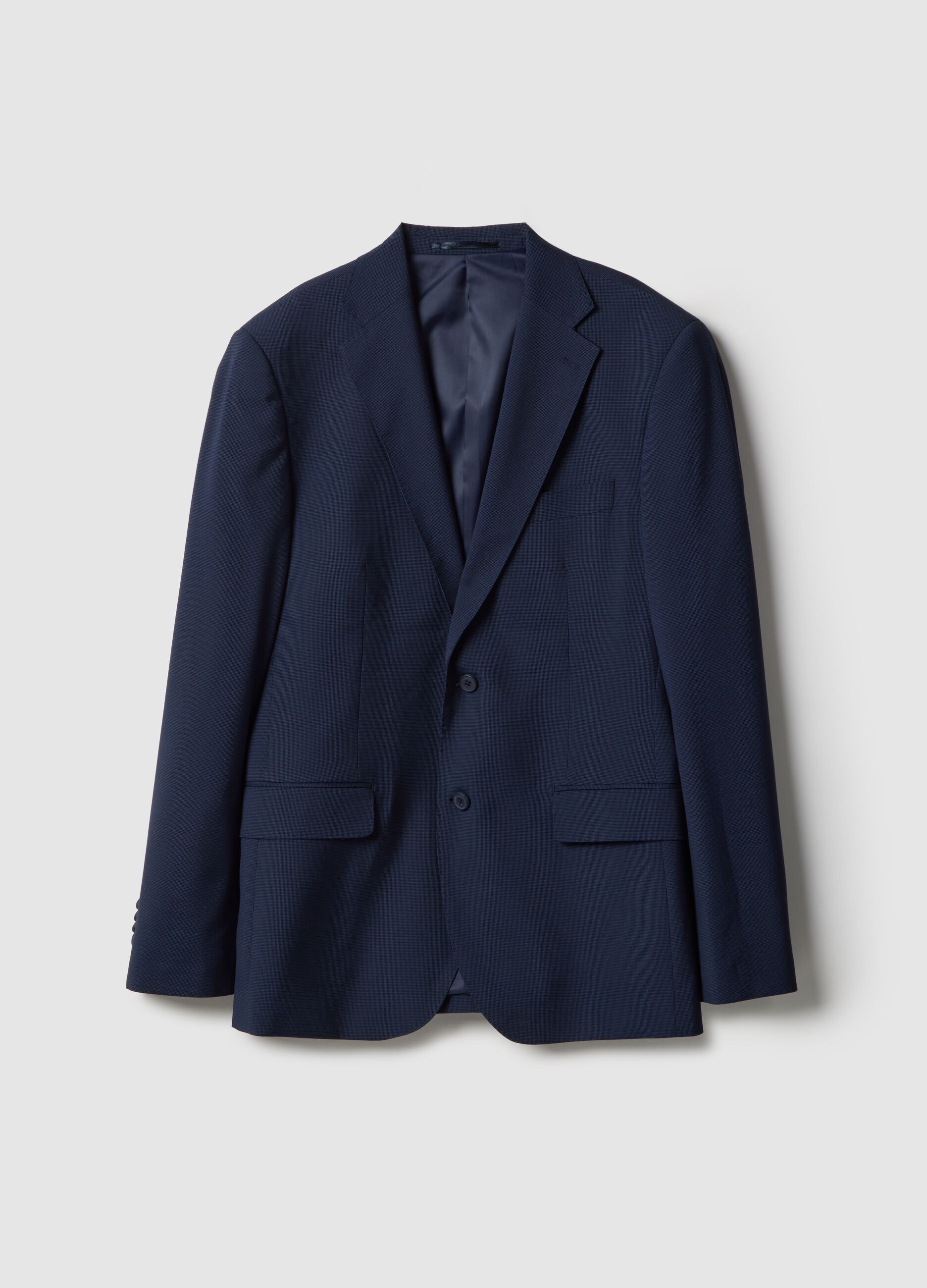 Blue Regular Fit Suit