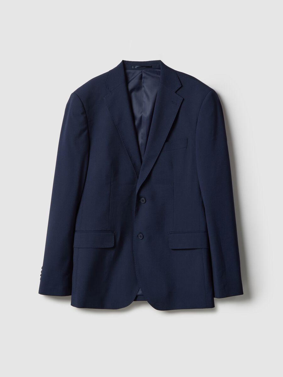 Blue Regular Fit Suit_0