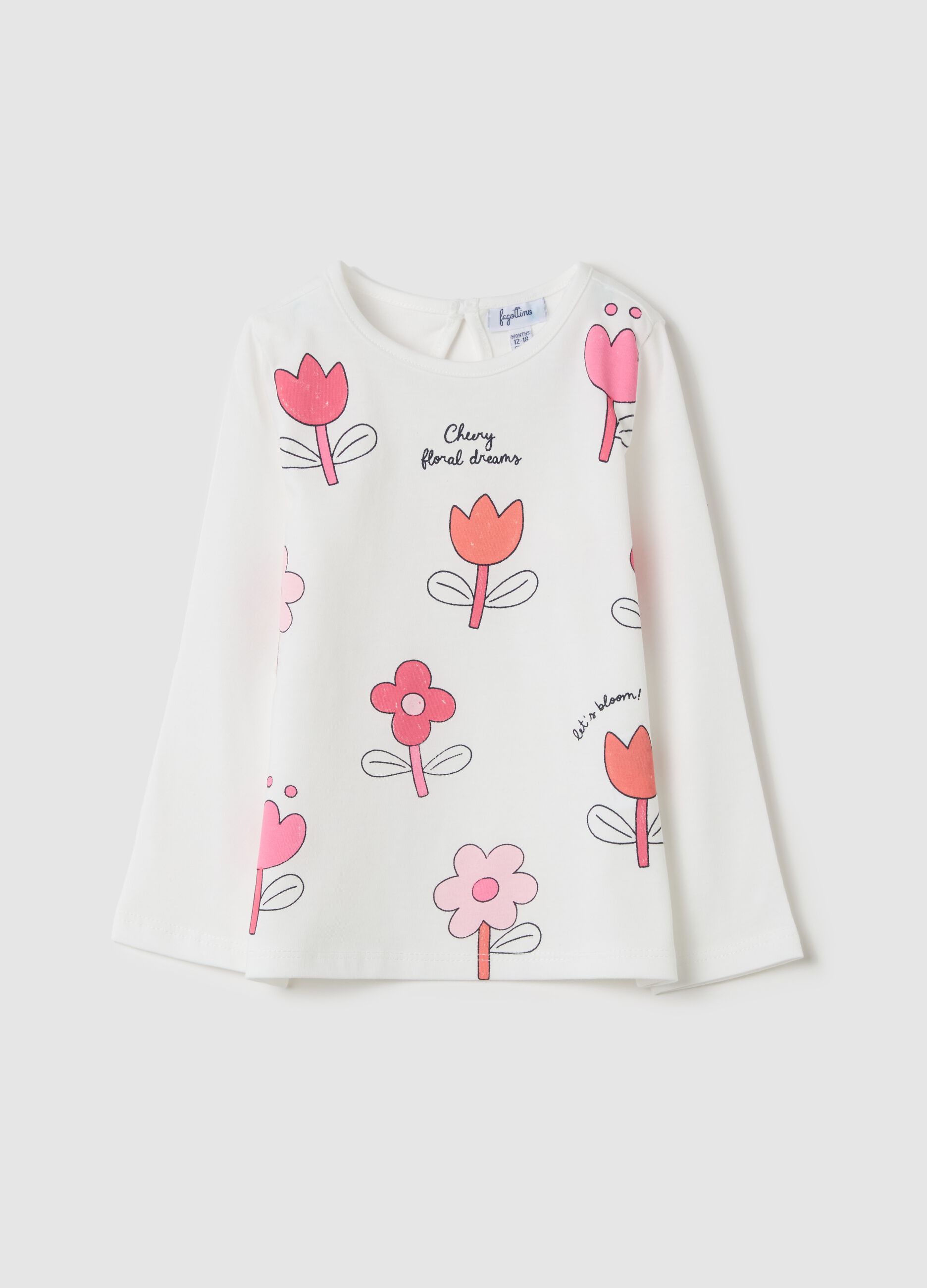 Long-sleeved T-shirt with print