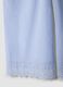 Hellblaue Pyjamahose aus Bio-Baumwolle mit Lochstickerei-Saum_5