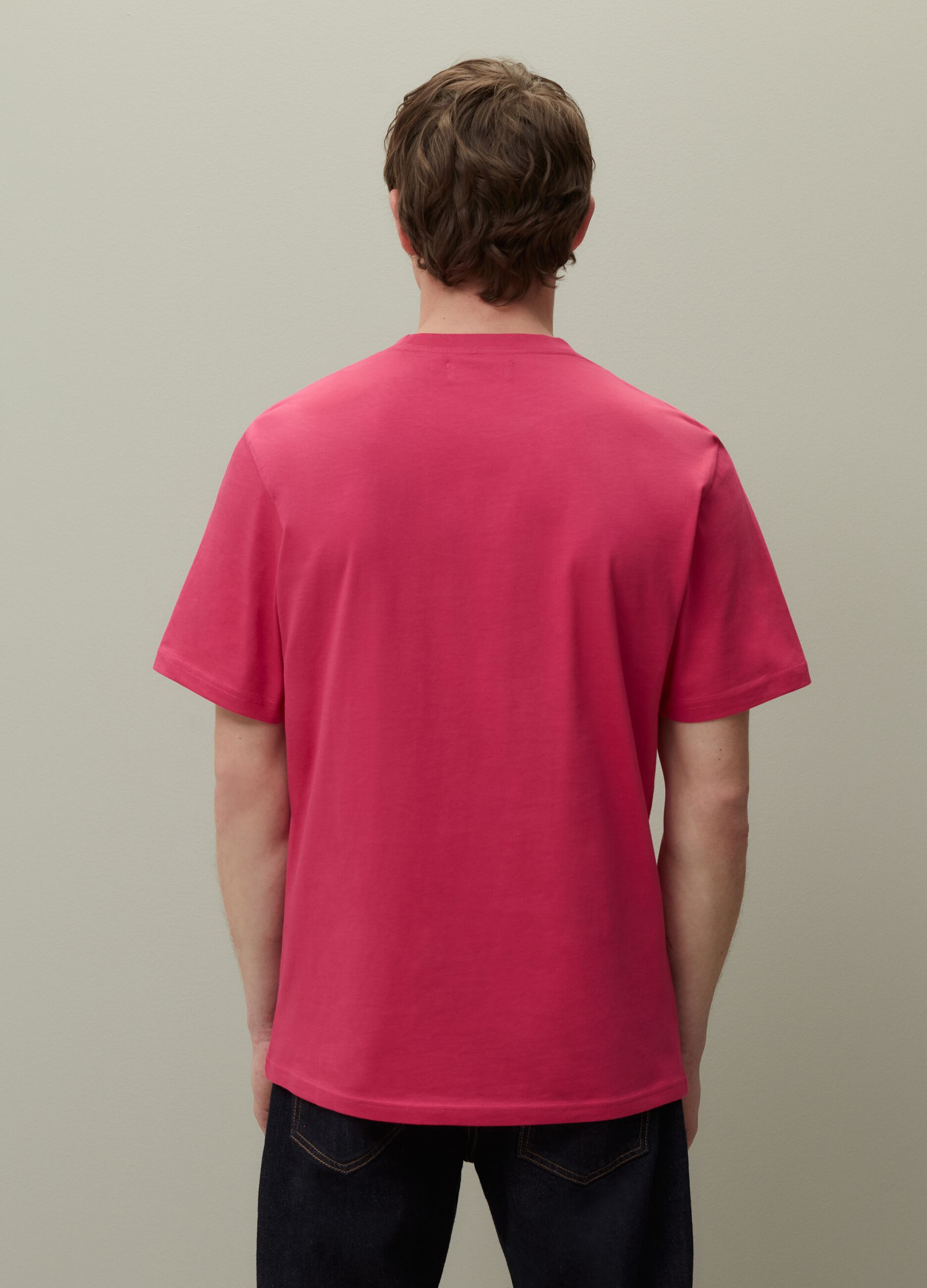 Camiseta cuello redondo de algodón Supima