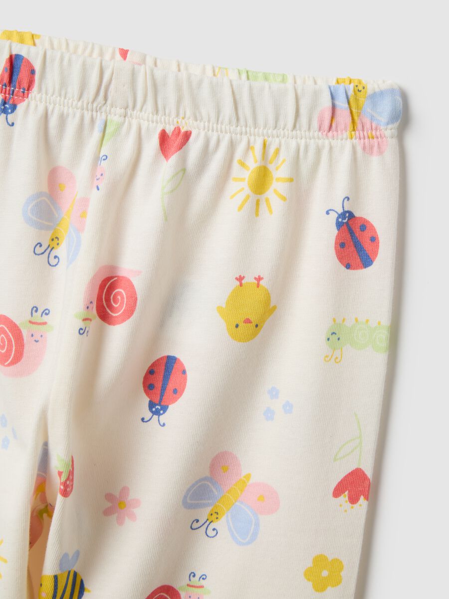 Multicolour baby pyjamas in pure cotton regular fit with prints_3