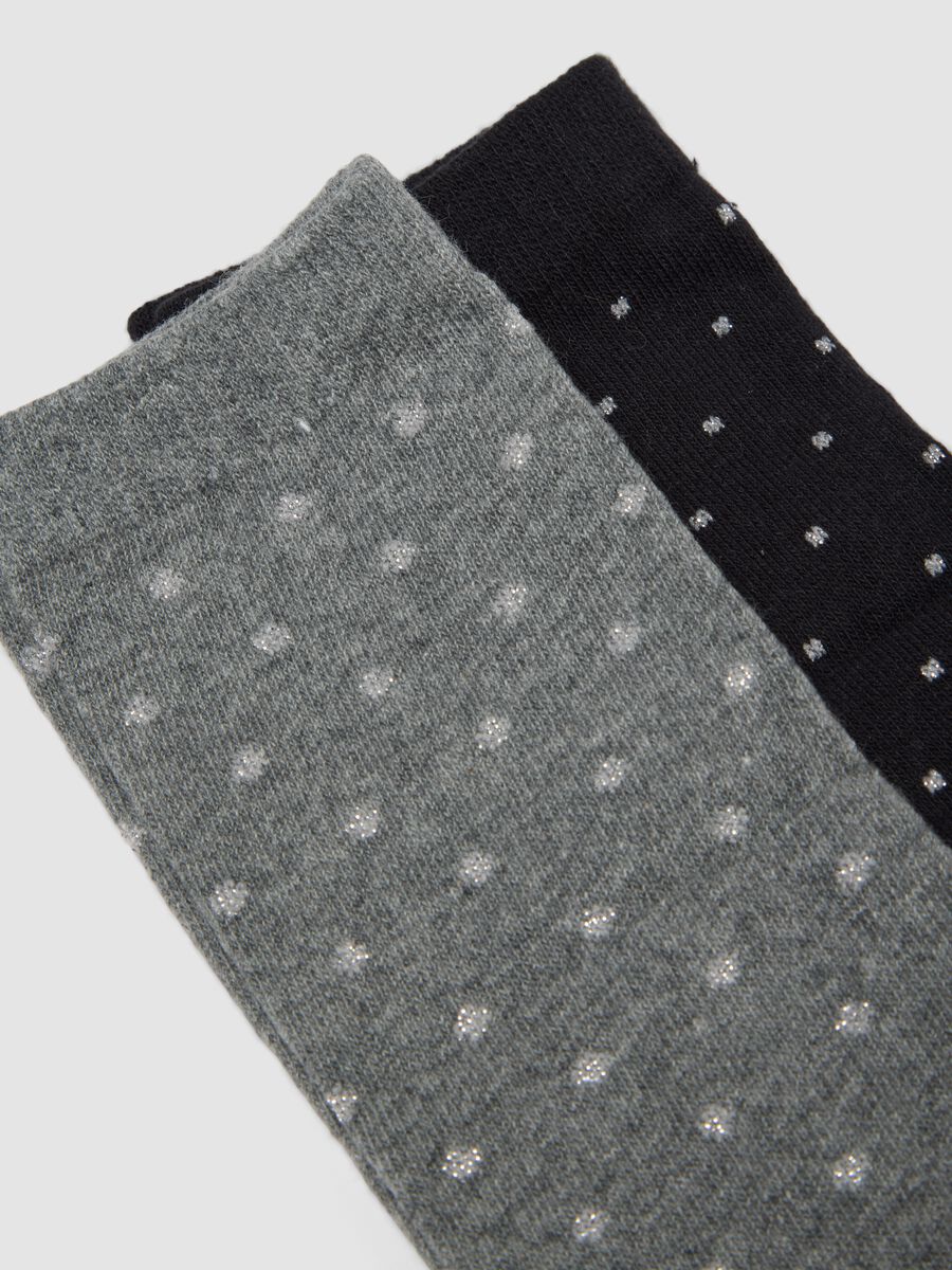 3-pack of grey and black organic stretch cotton socks_2