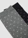 3-pack of grey and black organic stretch cotton socks_2