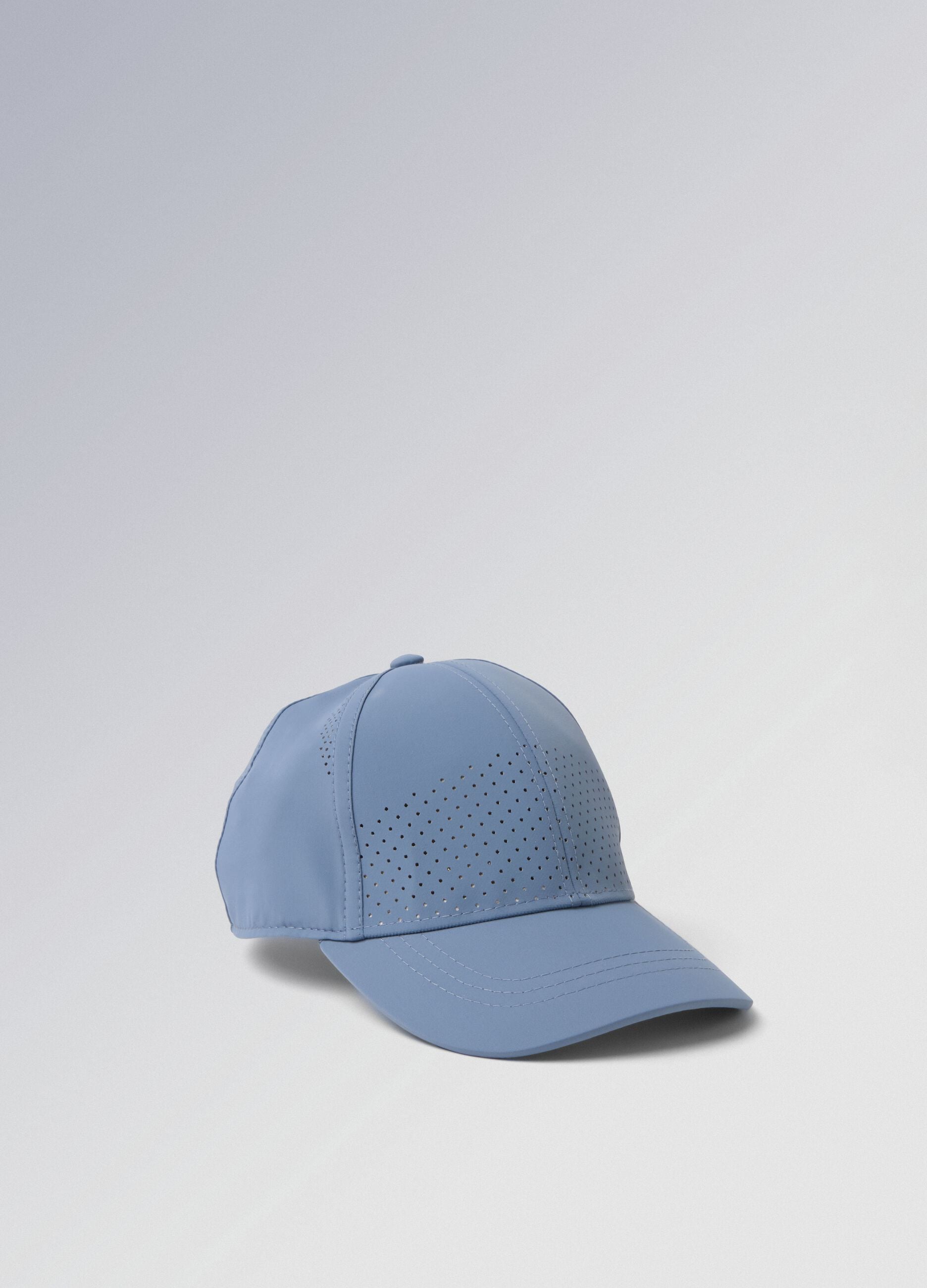 ALTAVIA COURT blue stretch-fabric sports cap with visor
