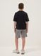 Black and grey pure cotton boys&rsquo; co-ord set with print, oversized fit_1