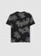 Black pure cotton T-shirt with &ldquo;Beauty of nature&rdquo; slogan for boys_5