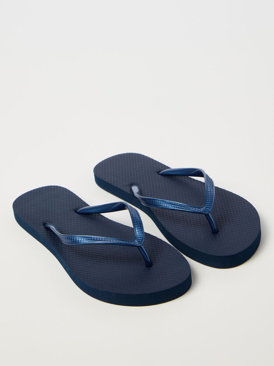 Solid colour thong sandals_2