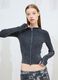 Gerippter Strick-Hoodie in Vintage-Grau_5