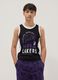 Black pure cotton vest top_0