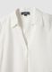 White linen and viscose-blend V-neck regular-fit shirt_6