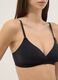 Black triangle bra with removable padding in stretch fabric_3
