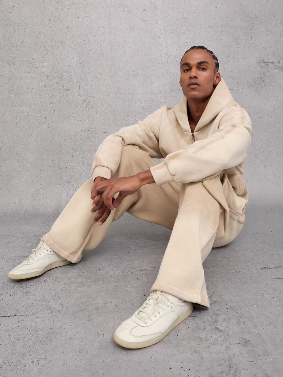 Sunfaded Cargo Sweatpants Vintage Sand_5