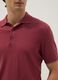 Red pure cotton polo regular fit_3