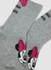 3-pack of Minnie print stretch organic cotton midi socks_2