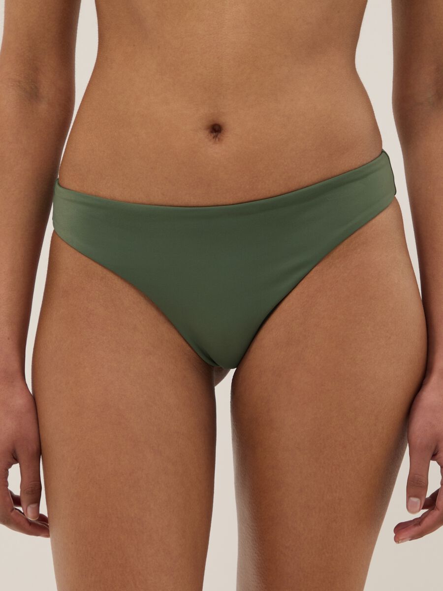 Gr&uuml;ne elastische Brazilian-Bikinihose_2