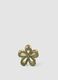 Green flower-shaped hair clip_0