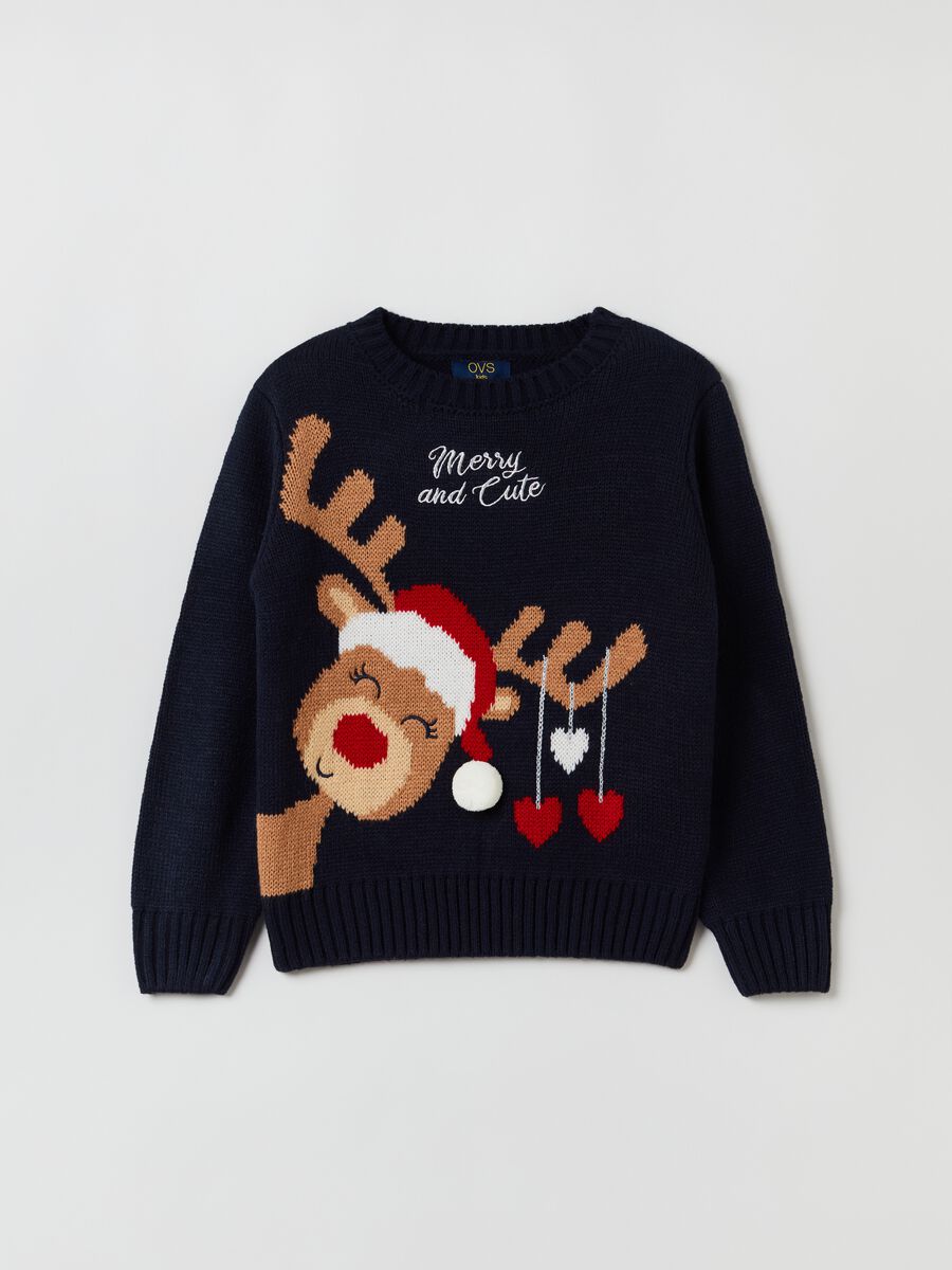 Christmas Jumper with jacquard design_0