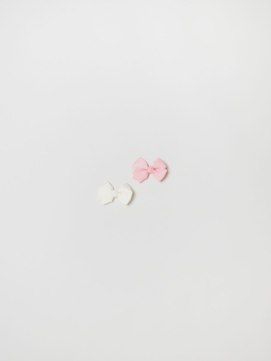 Set of two hair clips with bow_0