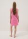 Pink pure cotton nightdress with V-neck_2