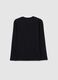 Boys' black T-shirt in pure cotton oversize fit_4