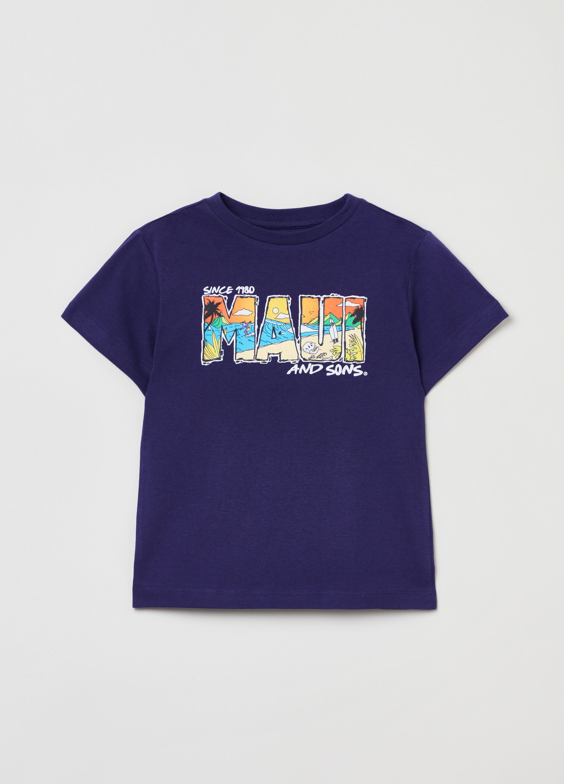 Camiseta con estampado Maui and Sons