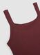 Red organic cotton crew-neck vest top_2