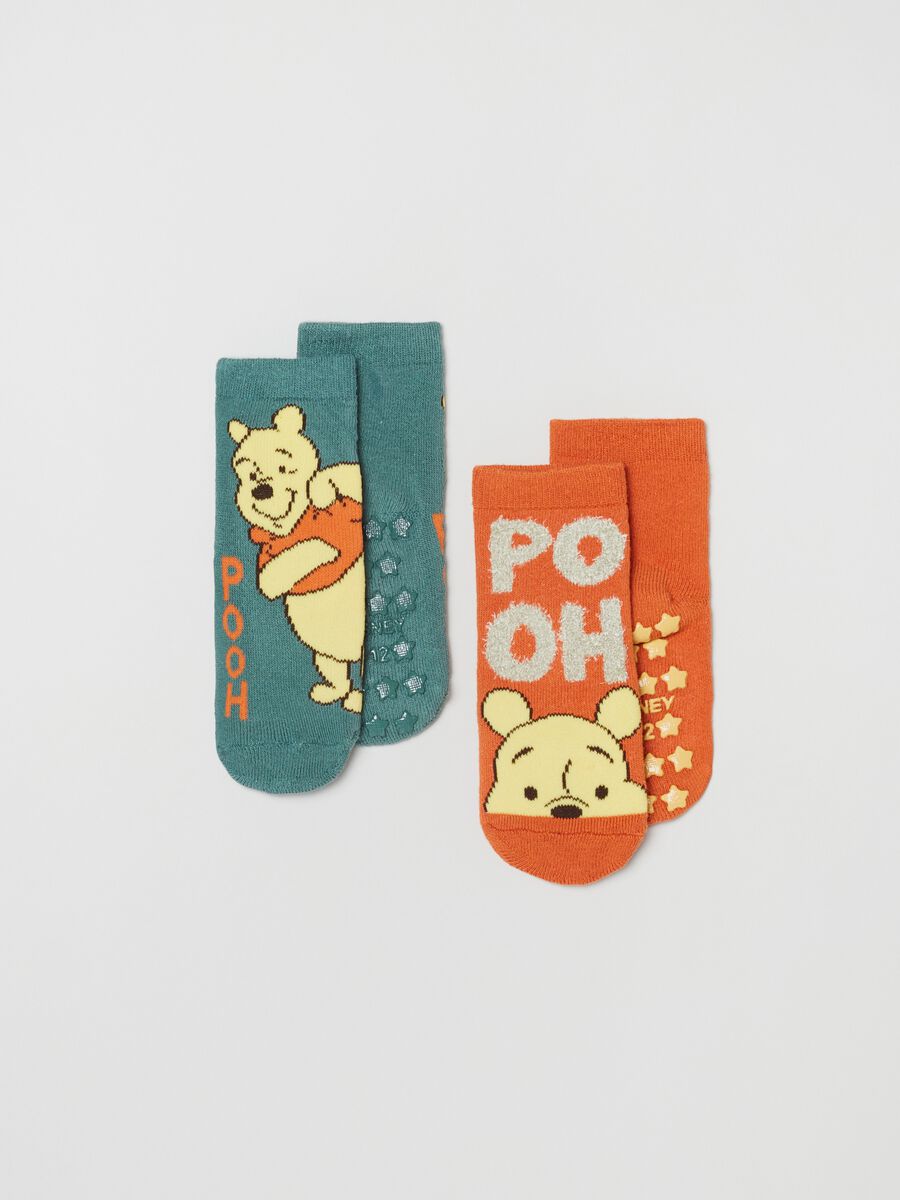 Two-pack Winnie the Pooh slipper socks_1