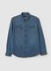 Cowboy shirt in denim_4