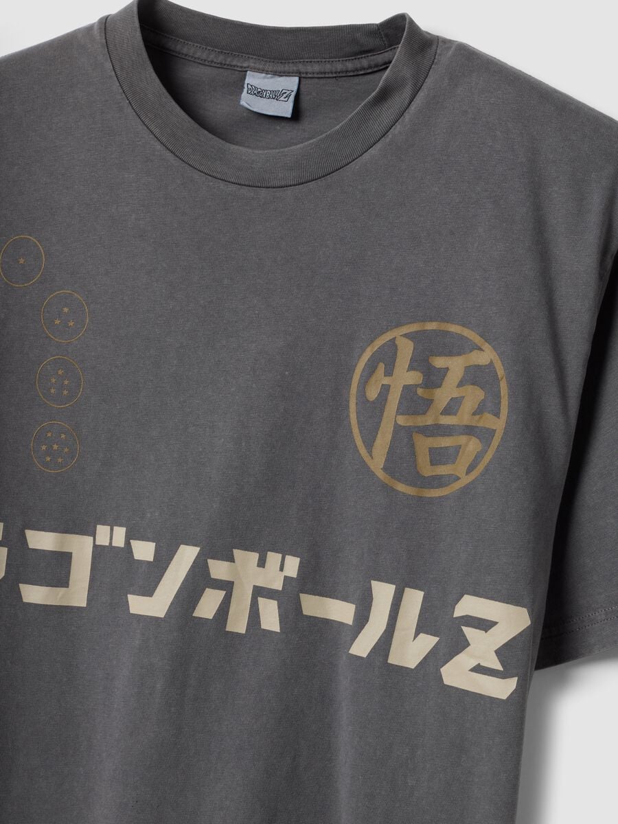 Grey short-sleeve pure cotton T-shirt_5