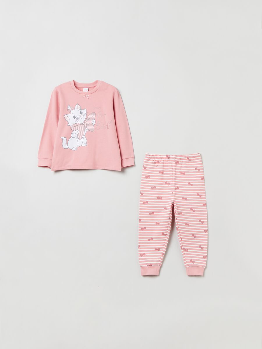 Cotton pyjamas with Marie print_0